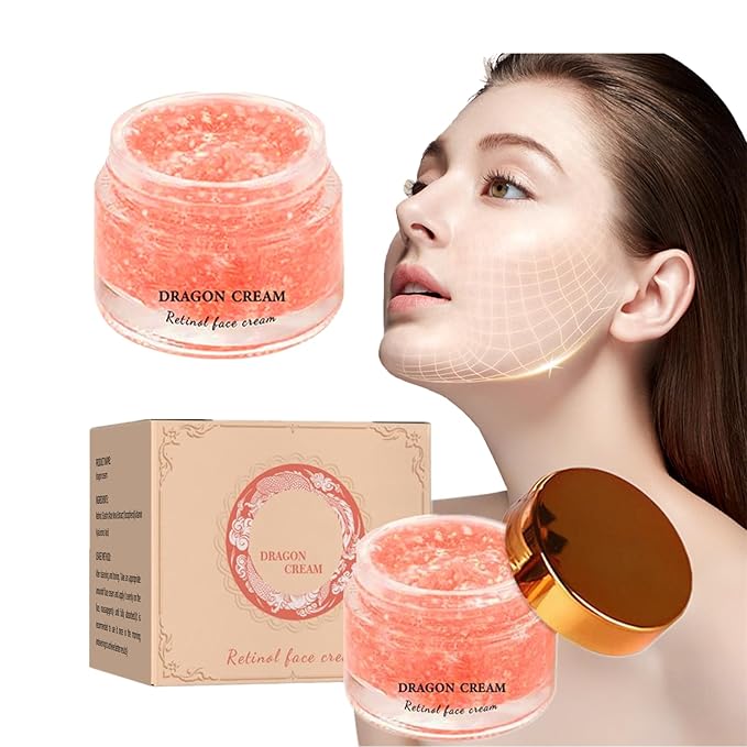 2Pcs Dragons Blood Easy Cream, Dragons Blood Easy Face Cream, Retinol Dragon Blood Cream, Hydrate Skin and Decrease Wrinkles, Lightweight Face Moisturizer for All Skin Types