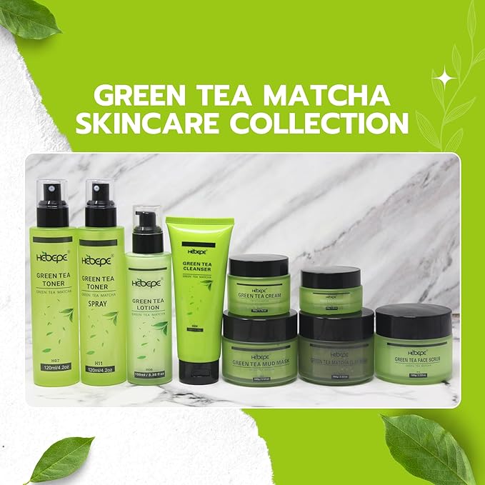 Green Tea Matcha Facial Toner with Rose Petal, Refreshing, and Soothing Face Toner, with Rose Oil, Aloe Vera,120ml