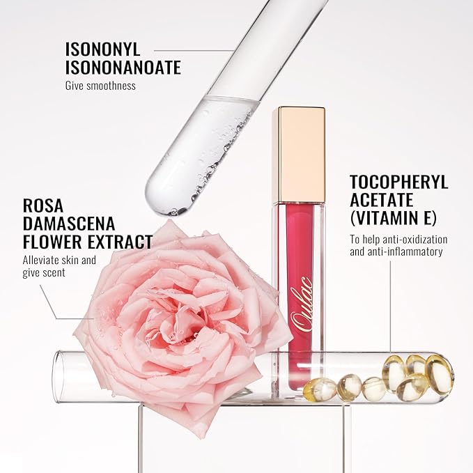 Oulac Matte Lipstick for Women, Long Lasting Liquid Lipstick High Impact Lip Color Full Coverage Lip Makeup with Vitamin E Waterproof Formula,Vegan M07+MS06+MS08