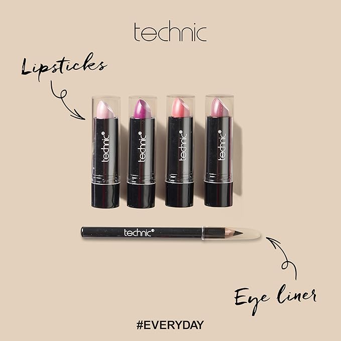 28 Pcs Carry All Full Make Up Kit In a Trunk Train Case Including Makeup Brushes, Eye Shadows, Nail Polish, Blushers, Lipsticks and More