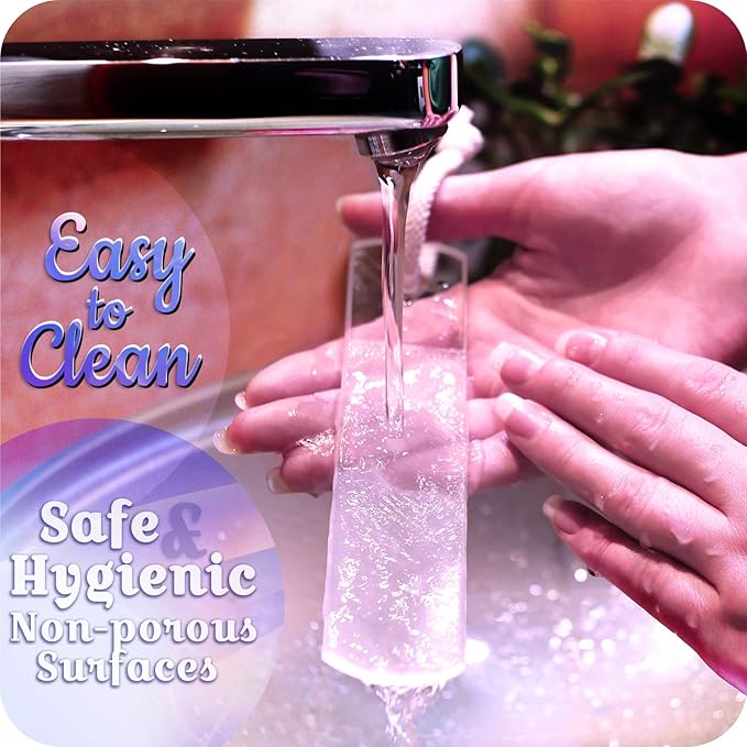 Genuine Czech Glass Foot File by GLADZY - Gentle Callus Remover Foot Rasp, Pedicure & Spa Rough Skin Scrubber, Two-Sided Etched Different Grit Surface, Professional Toenail & Heels Care, Made in EU