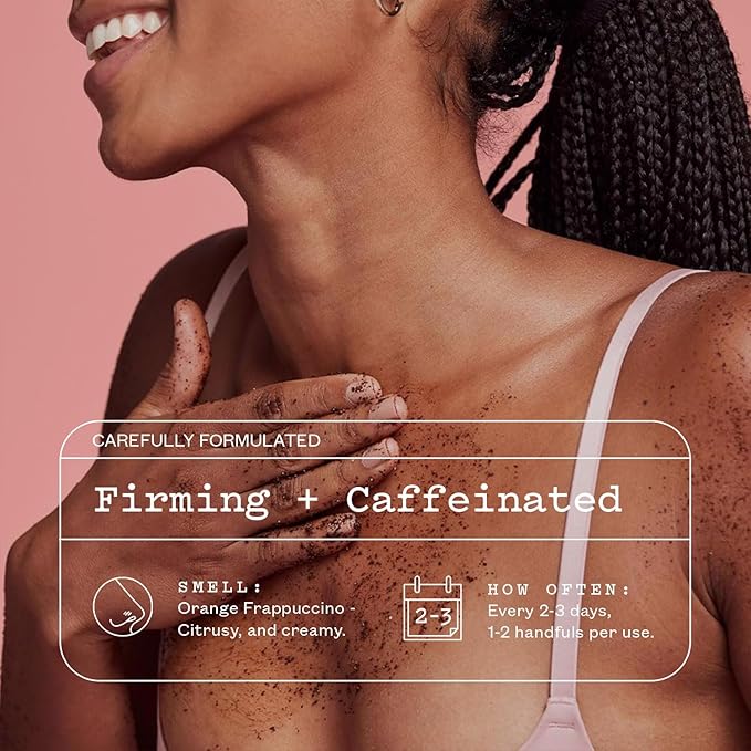 Frank Body Original Coffee Scrub, 7.05oz | Natural & Cruelty Free Exfoliating Body Scrub | Hydrating Vegan Scrub Skin Care For Stretch Marks, Acne, Cellulite | 1ct