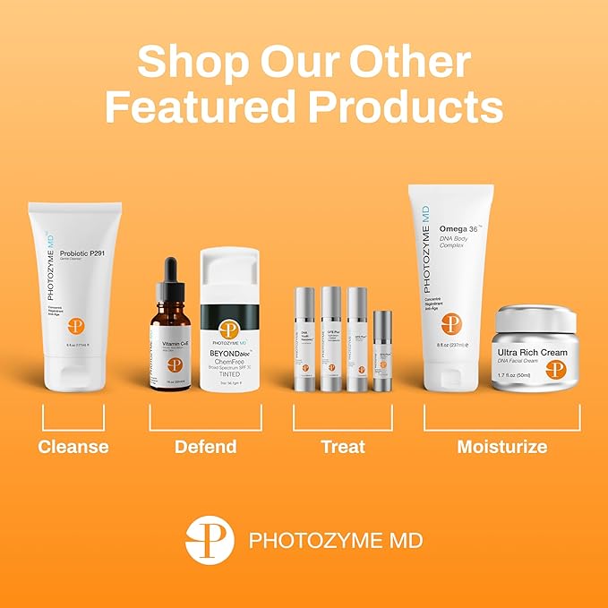 Photozyme GFS Plus Night Serum with 0.3% Retinol and Bakuchiol – Gentle Anti-Aging Peptide Formula – Reduces Wrinkles, Sun Damage & Dark Spots – Firms, Brightens & Smooths Skin – 1.7 fl oz