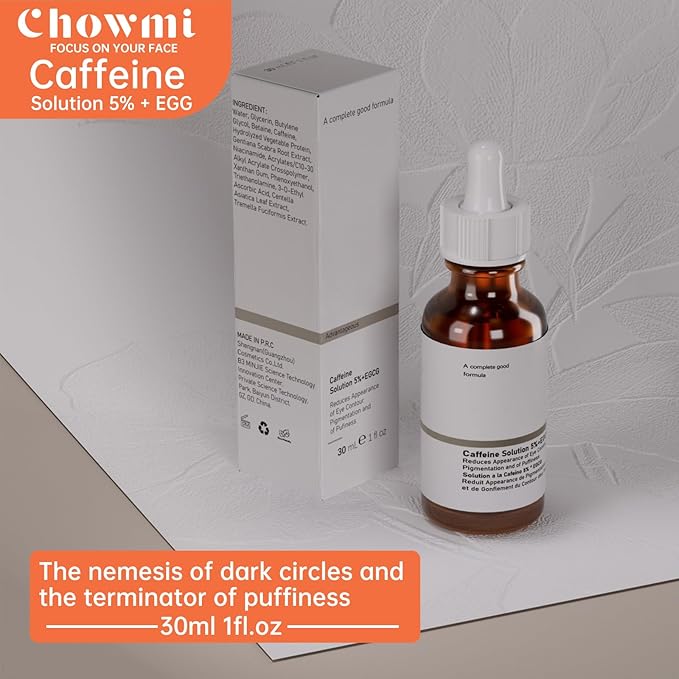 The Caffeine Solution 5% + EGCG，Reduces Appearance of Eye Contour Pigmentation and Puffiness，Under Eye Serum (30ml) Caffeine For Face Moisturizing Serum (2)