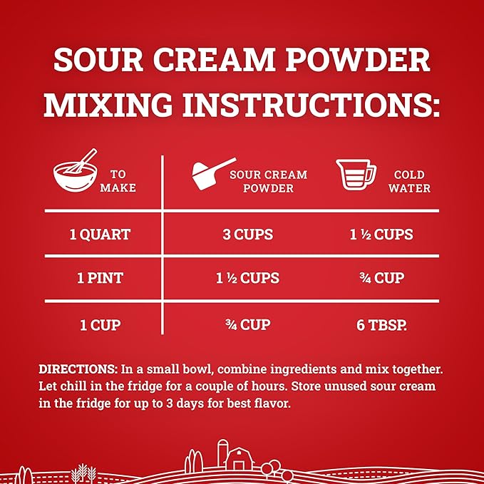 Hoosier Hill Farm Sour Cream Powder, 25LB (Pack of 1)