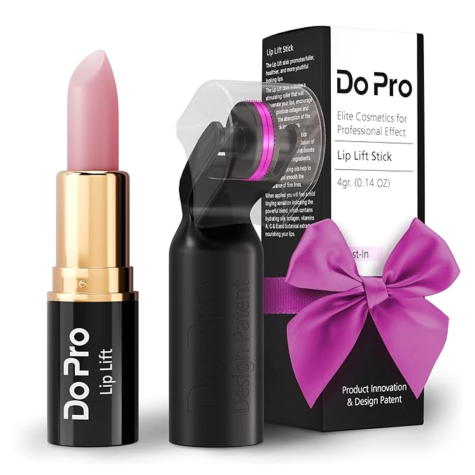 Gentle Lip Lift Stick Boost-In - Plumper Stick with Anti-Aging Stimulating Roller, Plumping Lip Stick with Hyaluronic Acid, Collagen, Vitamin C & E - Volumizing & Hydrating Lip Plumping Serum - 5ml