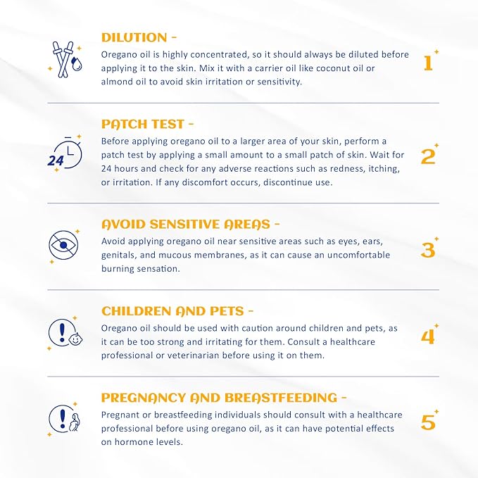 HIQILI 100 ML Oregano Essential Oil, 100% Pure Natural Oregano Oil for Diffuser, Skin, Cleaning - 3.38 Fl Oz