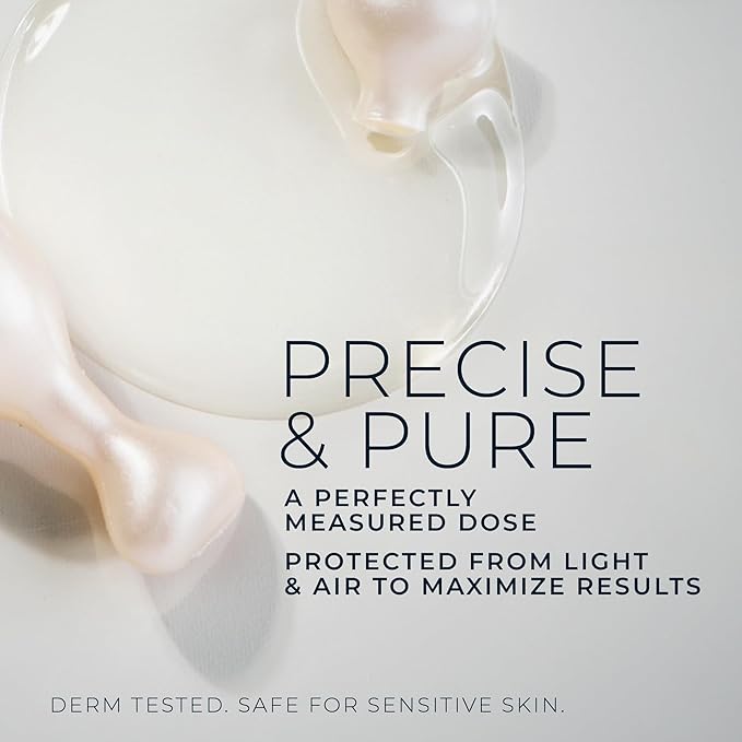 RoC Retinol Correxion Anti-Aging Wrinkle Night Serum, Retinol Serum for Face, Daily Treatment for Fine Lines, Post Acne Scars, 80 Capsules (Limited Edition Value Set), Unscented