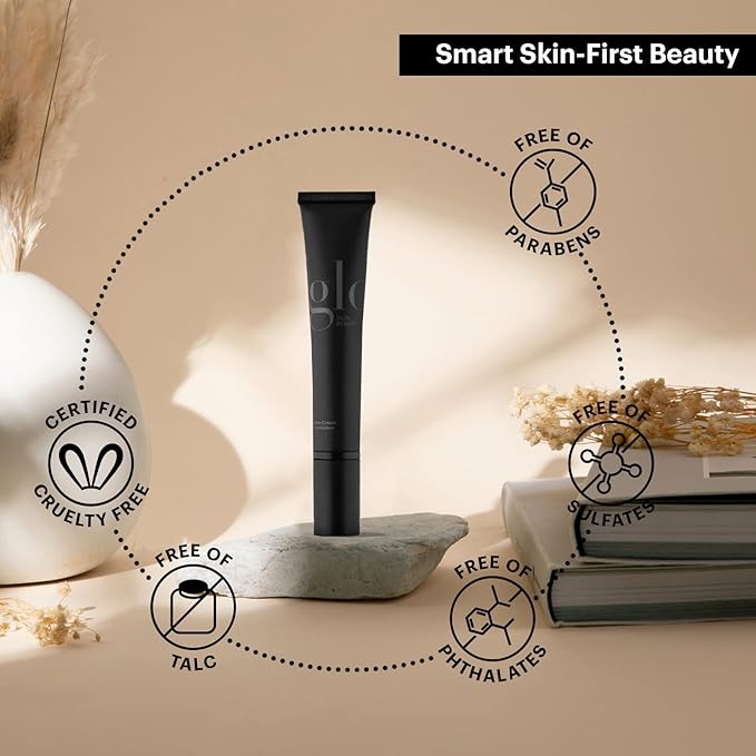 Glo Skin Beauty Satin Cream Foundation Makeup for Face, Natural Light - Full Coverage, Semi Matte Finish, Conceal Blemishes & Even Skin Tone