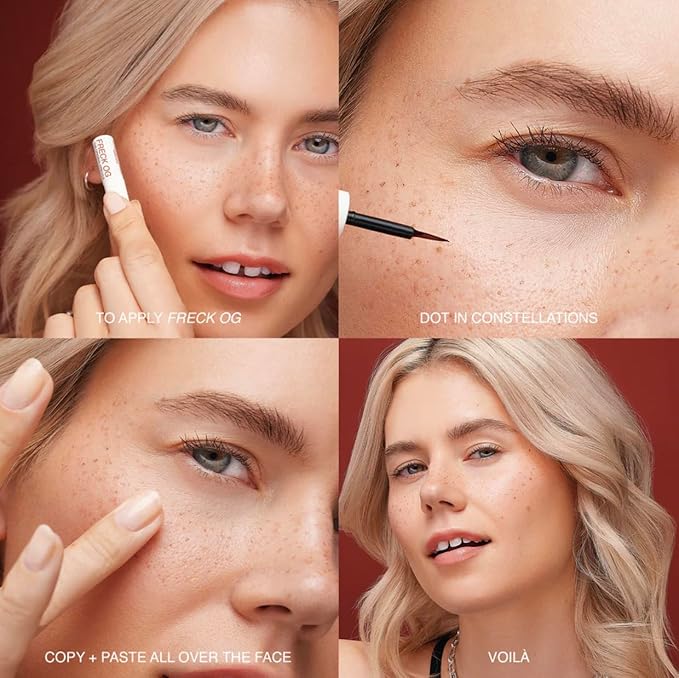 Freck Beauty, The Original Freckle Pen, Mini – Natural-Looking, Buildable and Long-Lasting Faux Freckles with Clean, Vegan Formula, All Skin Tones (FRECK OG)
