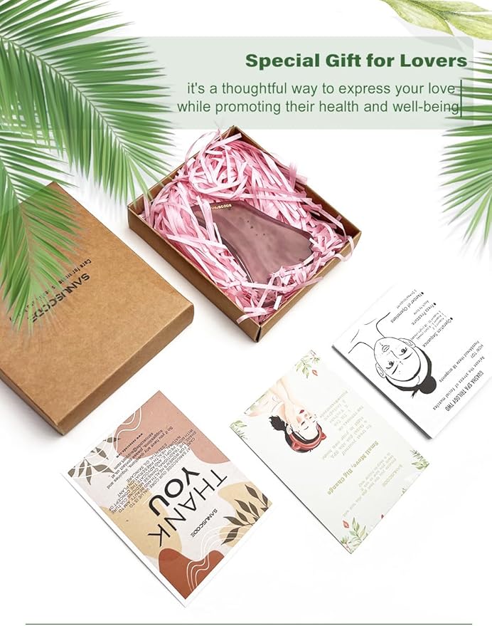 Gua Sha Stone, Gua Sha Facial Tools, Authentic Agate Stone Guasha Tool for Face Massager, Facial Sculpting Lifting Shaper, Genuine Agate Stone Patent Design