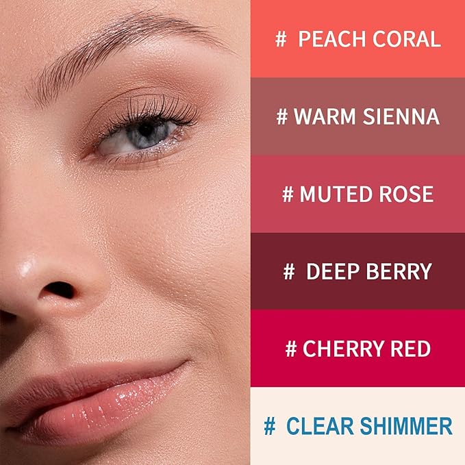 3PCS Lip Tint Hydrating, Lip Balm Hydrating, Tinted Lip Balm Moisturizing, Non-Sticky And Long-Lasting, Moisturizing,Sheer Strength Hydrating Lip Tint