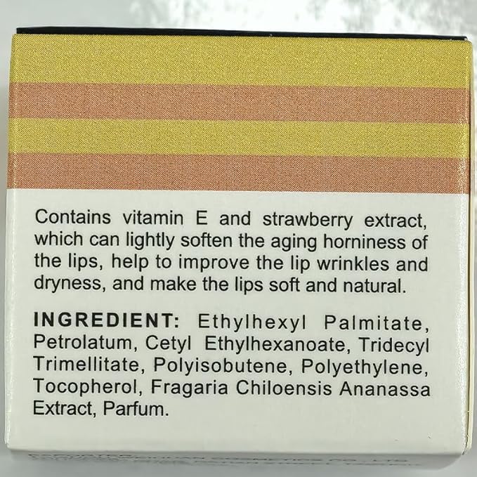 2 PCS Bee Lip Balm Lip Mask Honey Pot, Honey & Strawberry Lip Mask Propolis Moisturizing Lip Balm with Stick - Hydrating Prevention Dry and Cracked Lip Scrubs Exfoliato Lip Wrinkle Care