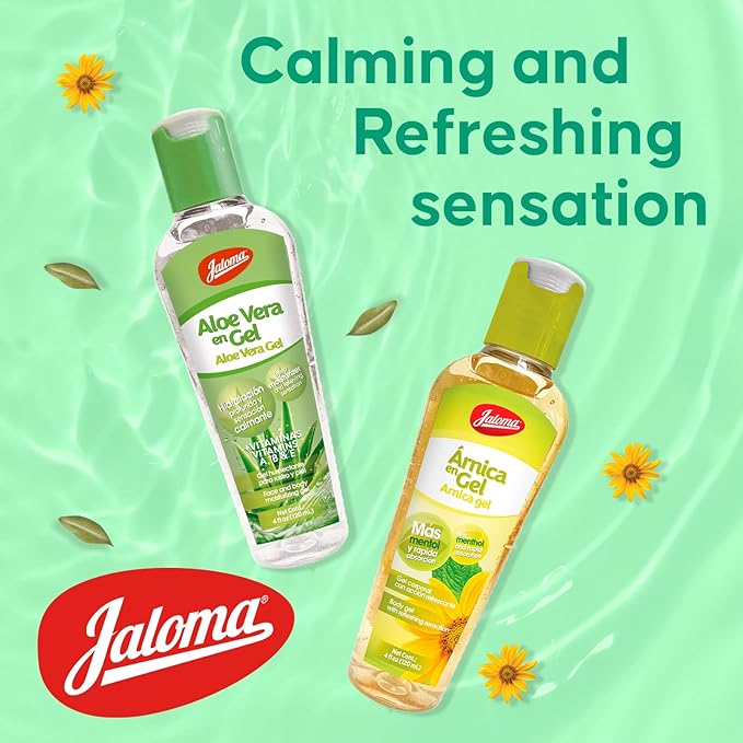 JALOMA Body Gel Pack, Arnica and Aloe Vera Moisturizer Gels, 2 Pieces Inside Each Gift Bag, 1 Gift Bag