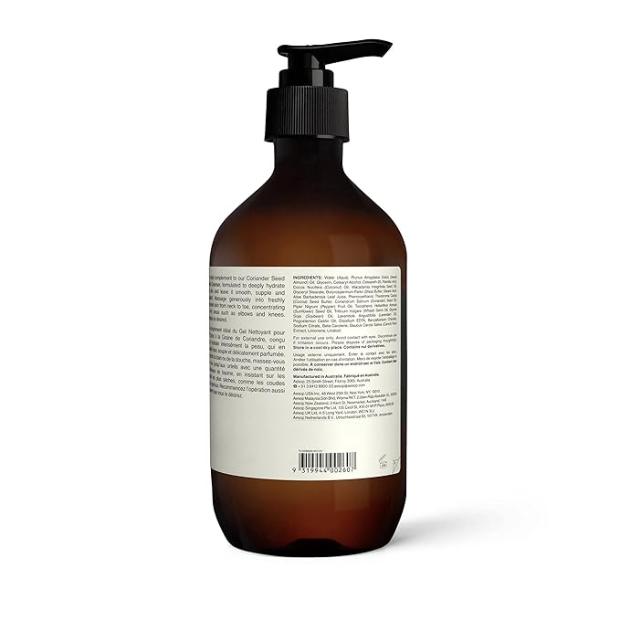 Aesop Resolute Hydrating Body Balm | Supple, Smooth Skin | Emollient Rich With Shea Butter, Wheat Germ Oil and Sweet Almond Oil | 16.9 oz / 500mL