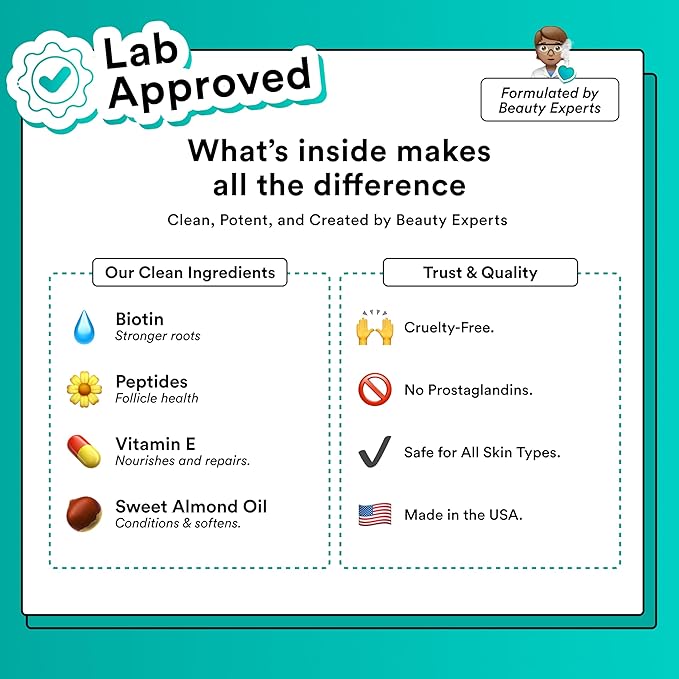 nuorganic 'Cosmic Brow' Eyebrow Serum for Growth | Natural Eye Brow Serum for Thicker, Longer, More Defined Brows | 4 Months Supply XL Size | Cruelty Free, Made in USA