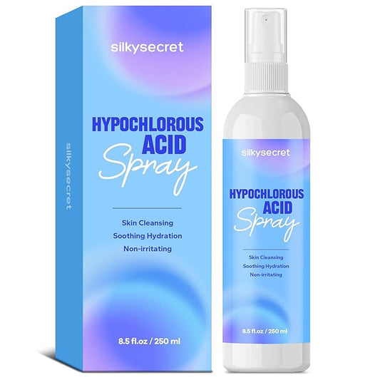 Hypochlorous Acid Spray (8.45 Fl Oz), Facial Spray for Skin Cleansing & Soothing, Hypoallergenic HOCL Sprays for Face & Eyes, All-Purpose Cleaner for Sensitive Skin Care