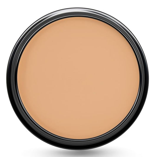 Graftobian HD Glamour Crème Foundation 1/2oz, Weightless Full Coverage Makeup, 65 Inclusive Shades, For All Skin Types, Natural or Full-Glam Looks, For Professionals and Beginners (Spiced Latte)