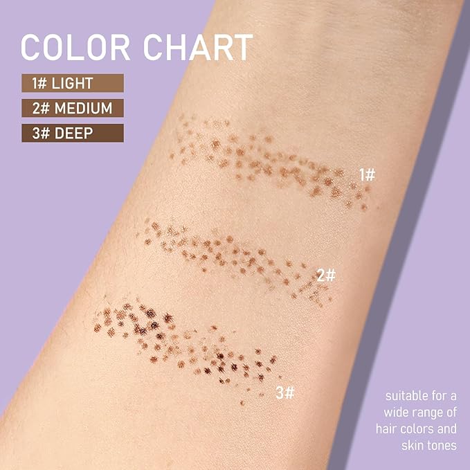 Freckles Stamp Pen, Resistant Faux Liquid Freckle Makeup, Waterproof Sweatproof Quick Dry Long Lasting, Natural Lifelike Sunkissed Matte Finish Fake Freckle Pen-MEDIUM