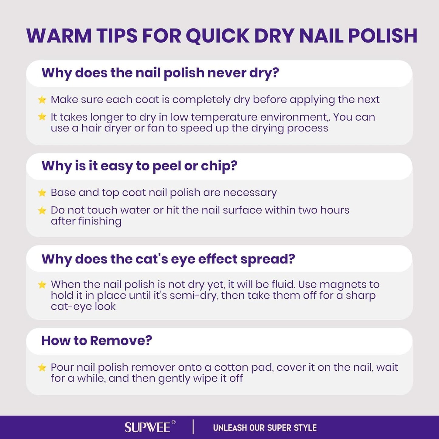 Quick Dry Cat Eye Nail Polish, Silver Magnetic Nail Polish Shimmer Glitter with Magnet High Glossy Fingernail Air Dry Fast Manicure DIY Salon Fall Colors