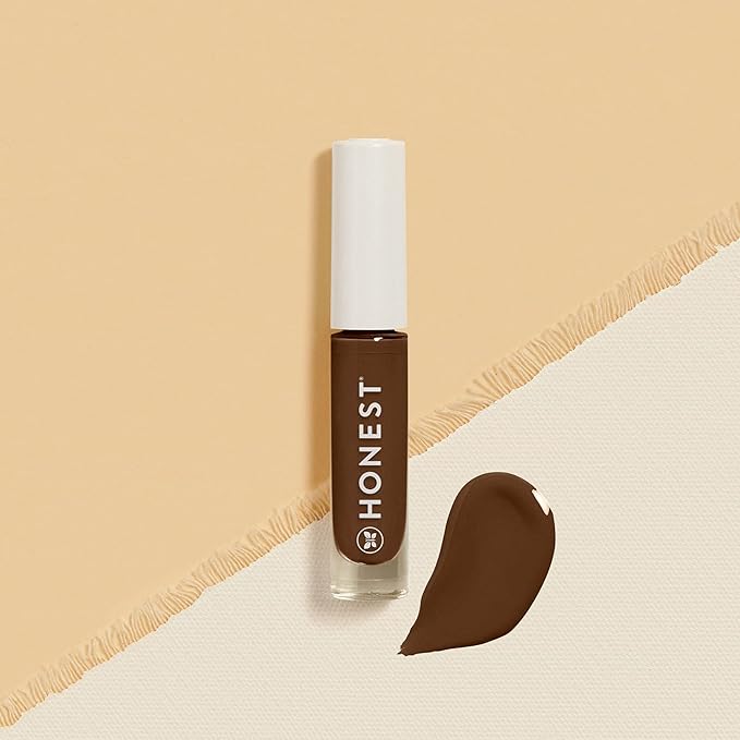 Honest Beauty Fresh Flex Concealer with Niacinamide + Vitamin E + Hyaluronic Acid | Vegan + Cruelty free | Java, 0.17 fl oz
