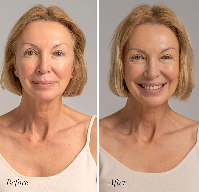 Jerome Alexander My Color Self Adjusting Full Coverage Foundation Makeup with Kabuki Brush (Medium)