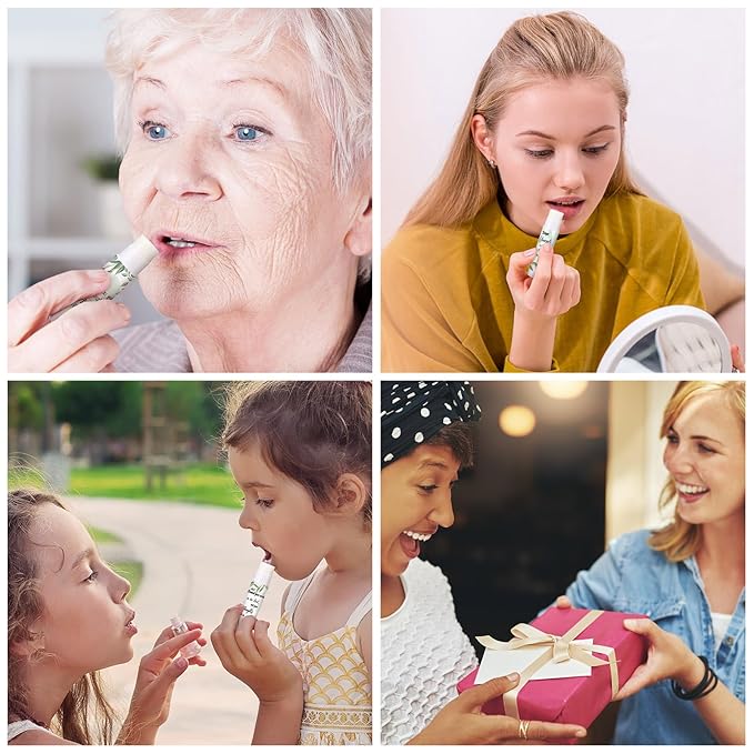 50 Pcs Bible Verse Lip Balm Bulk Christian Gift for Women Faith Religious Moisturizing Lip Care Product Stocking Stuffers with Inspirational Scripture Happy Moment Praise God for Friend