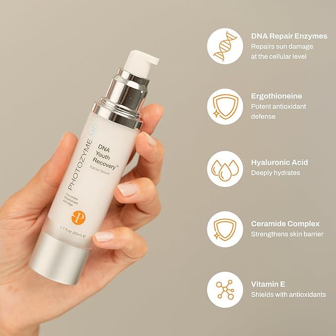 Photozyme DNA Youth Recovery Facial Serum | 0.5 Fl Oz
