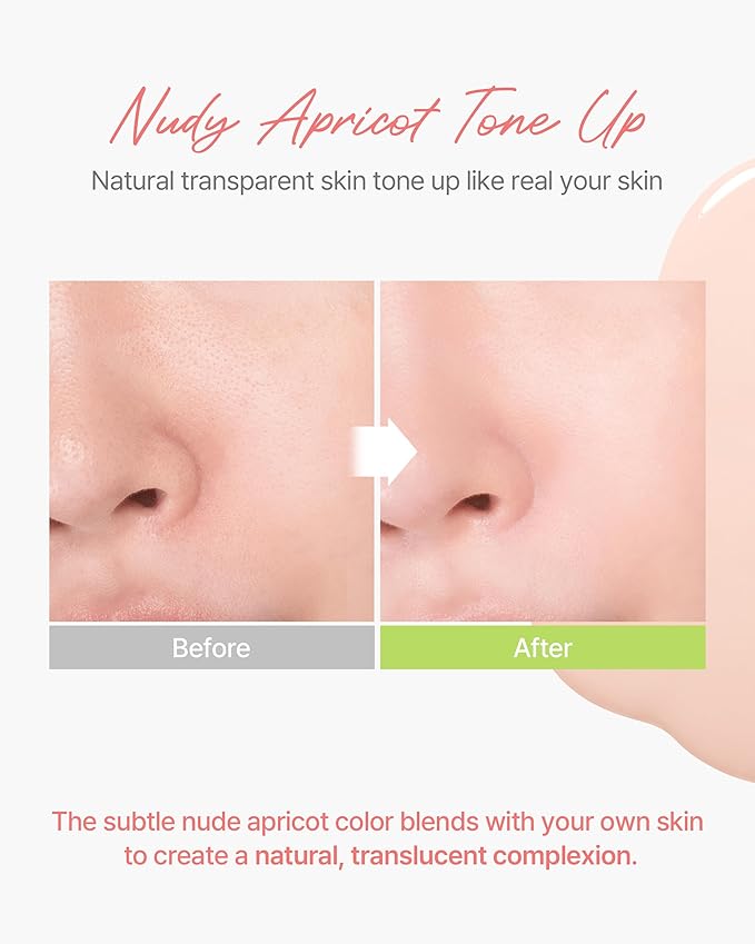 GIVERNY Milchak Tonedation – Tone Correcting Base Makeup for Covering Pores and Improving Complexion – Long-Lasting Nudie Apricot Color Finish – Evens Skin Tone, 1.01 fl.oz.