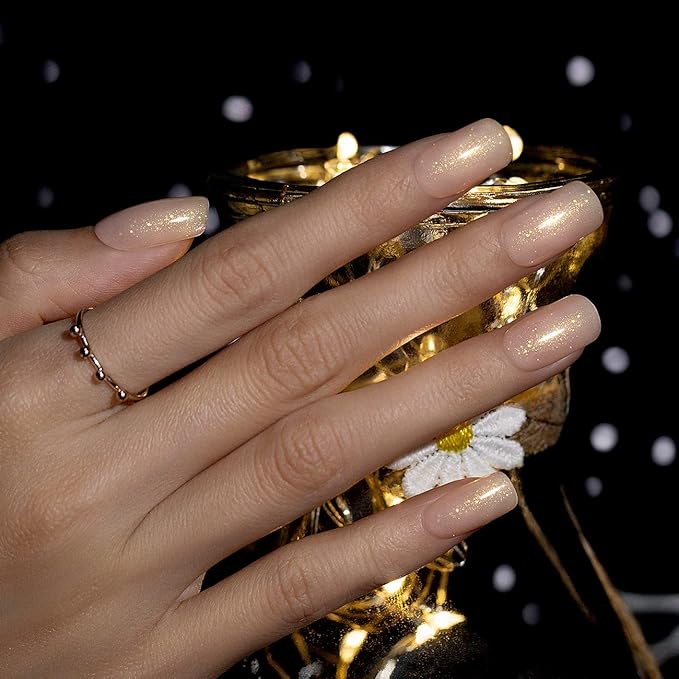 RARJSM Glitter Gel Nail Polish Nude Gel Polish 6pcs Set Shimmery Jelly Nail Gel Polish Iridescent Sparkly Pale Pink Purple Apricot Beige Translucent Natural Skin Tone Color 7.5ml Soak off UV LED Cured