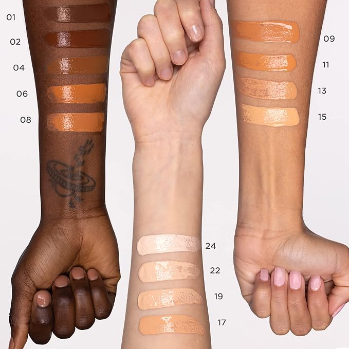 Pacifica Beauty Kind Tint Tinted Serum, Skincare, Vegan Collagen, Hyaluronic Acid, Vitamin C, Niacinamide, Caffeine, Hydrating, Lightweight Foundation, Natural Dewy Skin, Shade 02, 1 fl oz (1 Count)