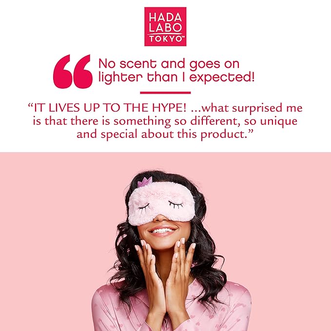 Hada Labo Tokyo Plumping Gel Cream, Facial Moisturizer, Clinically Proven to Provide 24-Hour Moisture in One Use, Super HyaluronicAcid, Ceramides, Collagen, No Parabens, Dyes or Fragrance, 1.76 oz