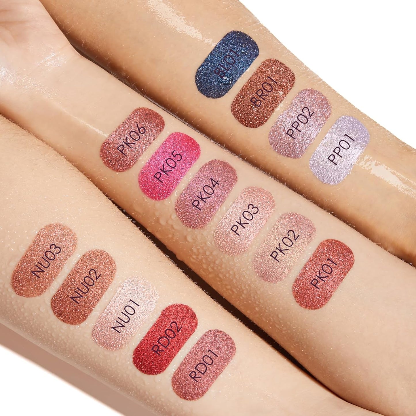 FOCALLURE Metallic Liquid Lipstick,Non Stick Cup Lip Gloss,High Impact Lip Color with Transfer-proof Wear,Long Lasting & Waterproof Lipstick Makeup for Women,Love Galore