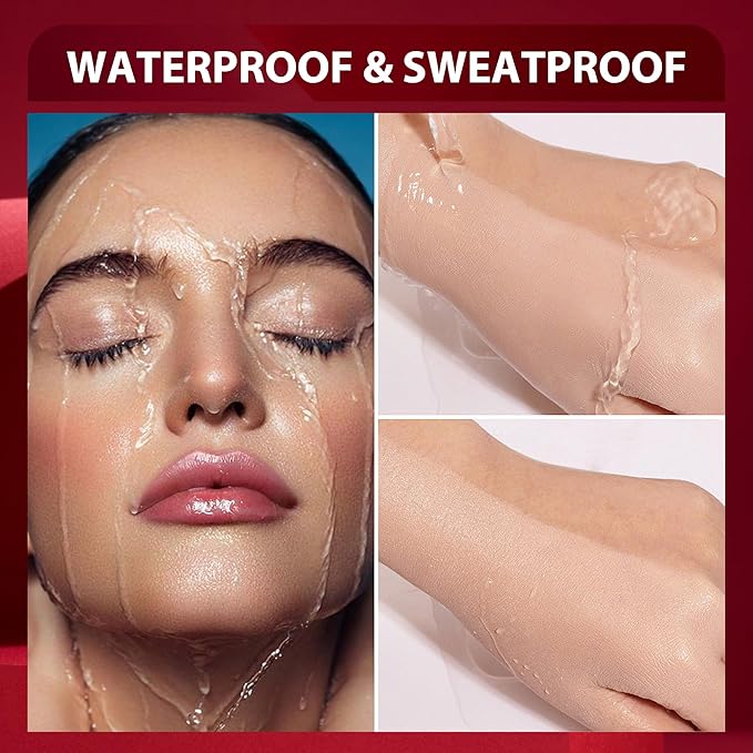 FV Waterproof Foundation with Oil-control, No Transfer & Long Lasting, Matte Foundation for Oily/Normal Skin, Liquid Makeup Foundation with Buildable Coverage for Face, 30g, Natural Beige