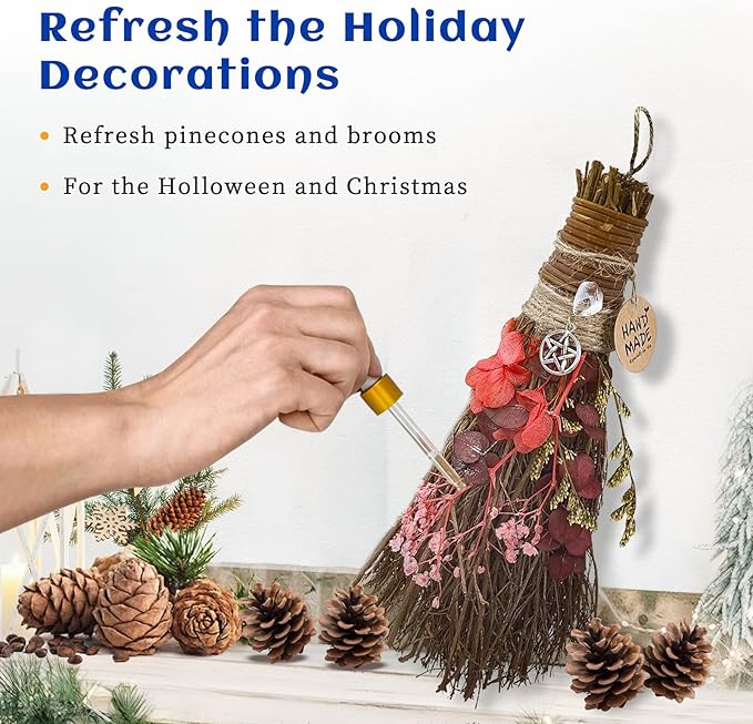 HIQILI Cinnamon Essential Oil for Candle, Spary & Diffuser - 100% Pure Natural - Indoor and Outdoor