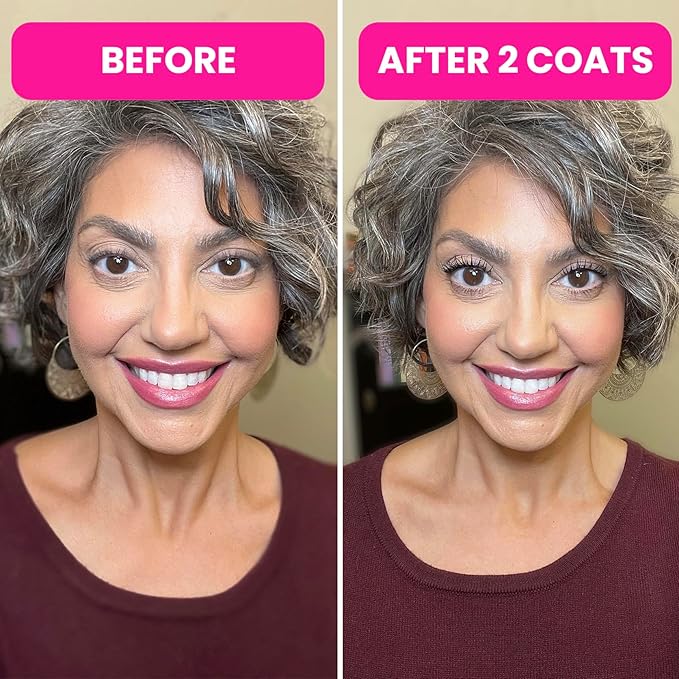 PrimeLash Mascara for Older Women – Volumizing, Incredible Length in 2 Coats – Long-Stay, Zero Clumps, Hypoallergenic (Black)