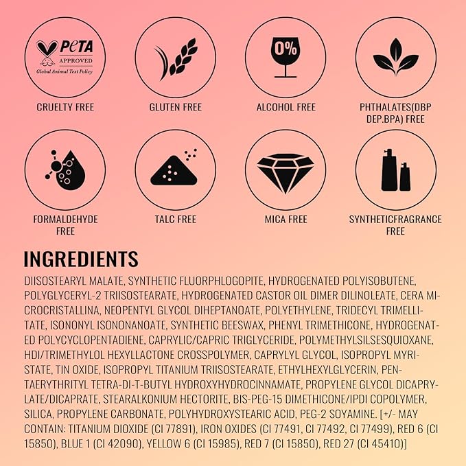 Oulac Metallic Pink Lipstick Set 3PCS, Comfortable Creamy Texture, Smooth No Grainy Feeling, Vegan & Gluten Free, Full-Coverage Lip Makeup, 3 X 4.3 g, 602+01+17