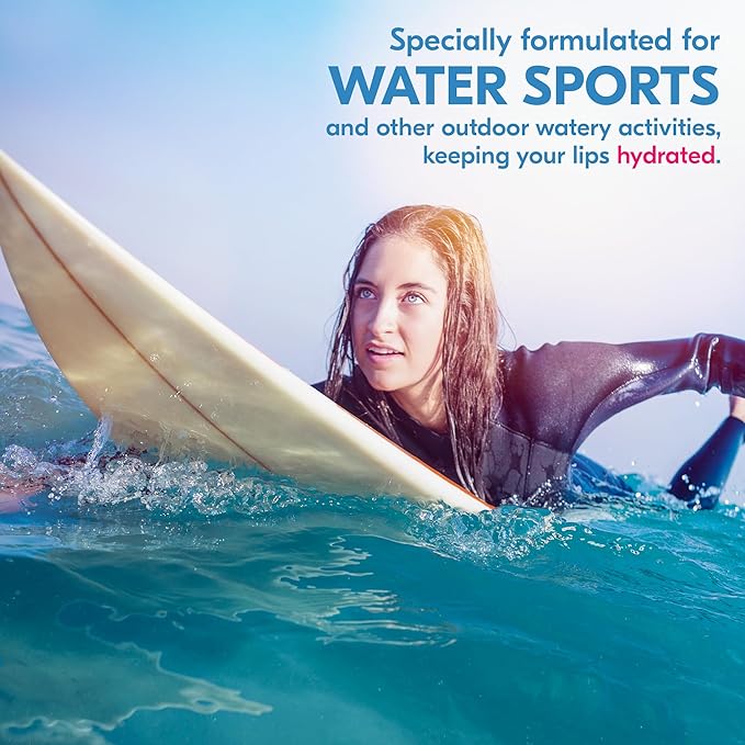 Moisturizing SPF 44 Lip Balm - Spf Lip Balm with Vitamin E | Broad Spectrum | Moisturizing | Vegan | Water Resistant Vanilla Flavor | 0.15 oz | 3 Pack