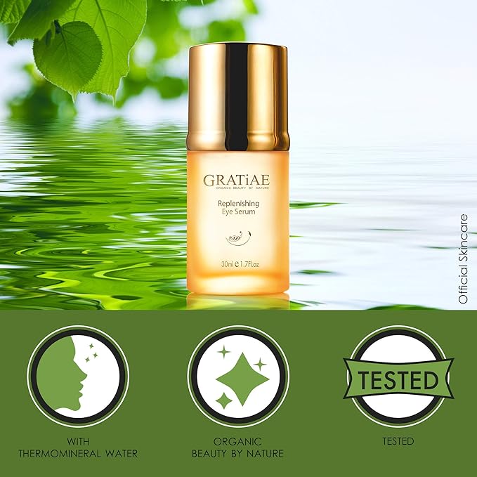 Gratiae Organics Replenishing Eye Serum, 1.02 Ounce