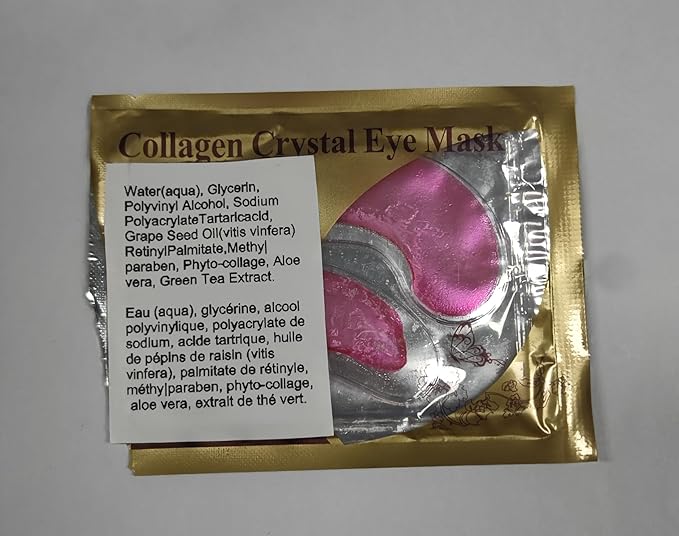 30 Pairs Under Eye Mask,Moisturising Under Eye Patches for Women,Crystal Collagen Eye Gel Pads for Reducing Fine Lines,Puffy Eyes and Dark Circles Under Eye Bags Treatments(Pink)