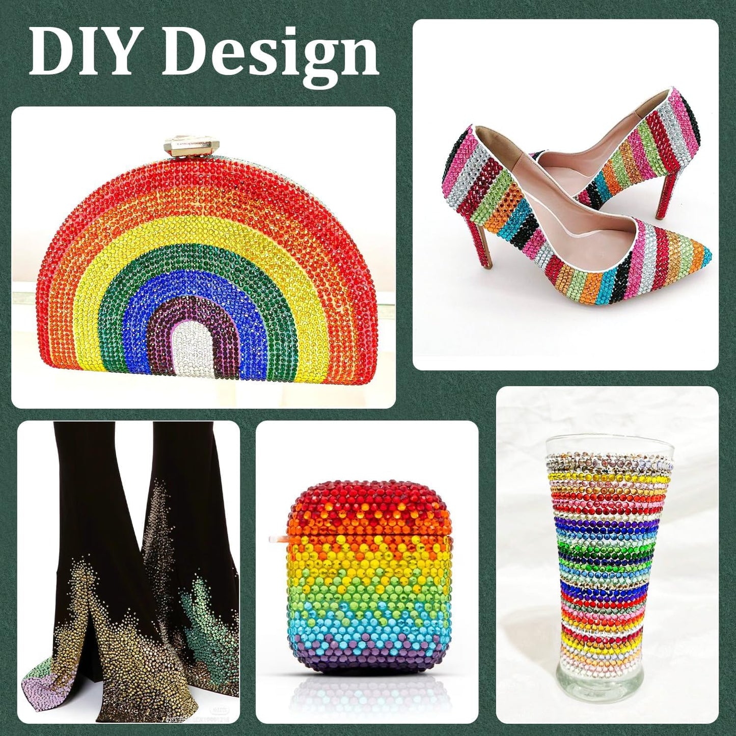 Resin Rhinestones for Crafting with B7000 Jewelry Glue, 2 Boxes Light Pink Flatback Crystals with 3Pcs 10ml Glue for Bedazzling Crafts DIY Nail Art Makeup, Gems for Clothing Shoes