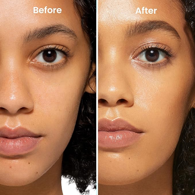 JOAH Peptide Infused Foundation, 2-1 Korean Face Makeup with Blurring Face Primer, Luminizer, Hydration & Skin Defense for a Lightweight Finish, Buildable Medium Coverage, 1.01 Oz, Deep Warm