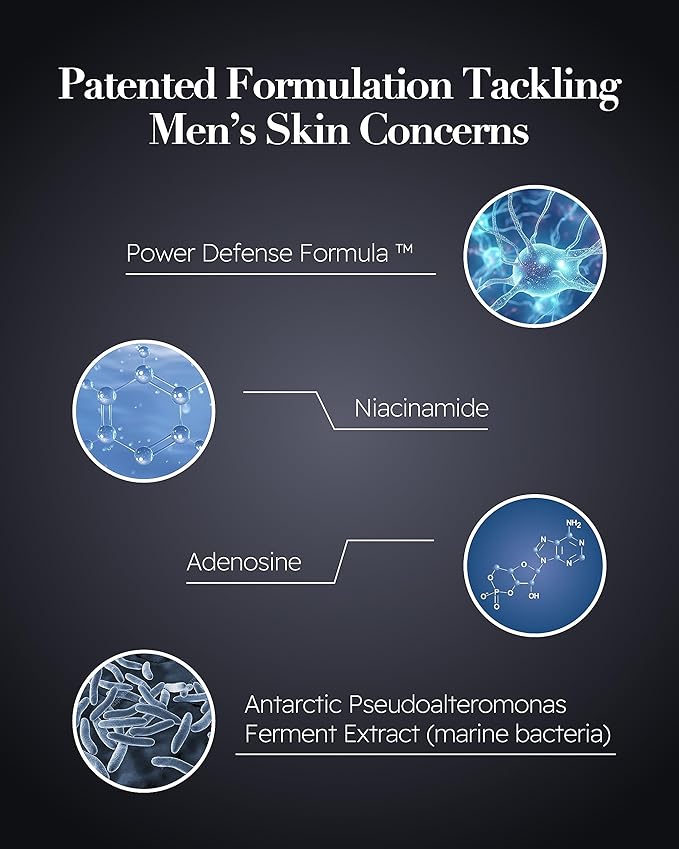 ISA KNOX Age Focus Homme (Face Emulsion, 5.1fl oz) - Hydrating Facial Moisturizer to Soothe and Moisturize Shaving-Irritated Skin for a Refreshing Sensation by LG Beauty. Niacinamide, Adenosine.