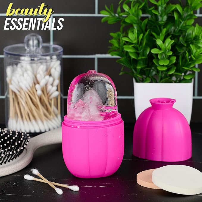 Ice Face Roller - 1pc Ice Roller for Face, Ice Facial Tools, Face Depuffer | Skincare Beauty Tools + Accessories