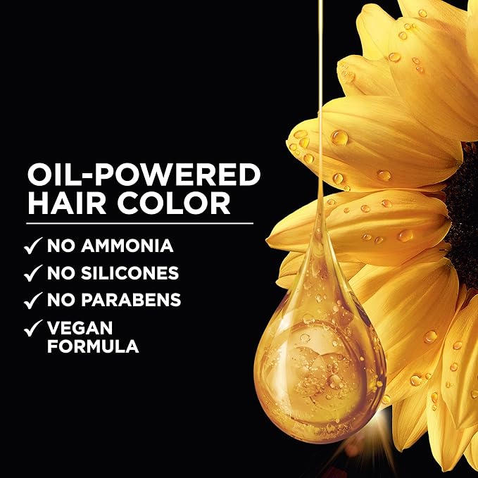 Garnier Hair Color Olia Ammonia-Free Brilliant Color Oil-Rich Permanent Hair Dye, 8.0 Medium Blonde, 2 Count (Packaging May Vary)