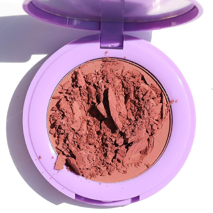 Half Caked In Bloom Powder Blush | vegan & cruelty-free, fragrance-free, highly pigmented, primer-infused | 3.8g (Day 'N' Nite)