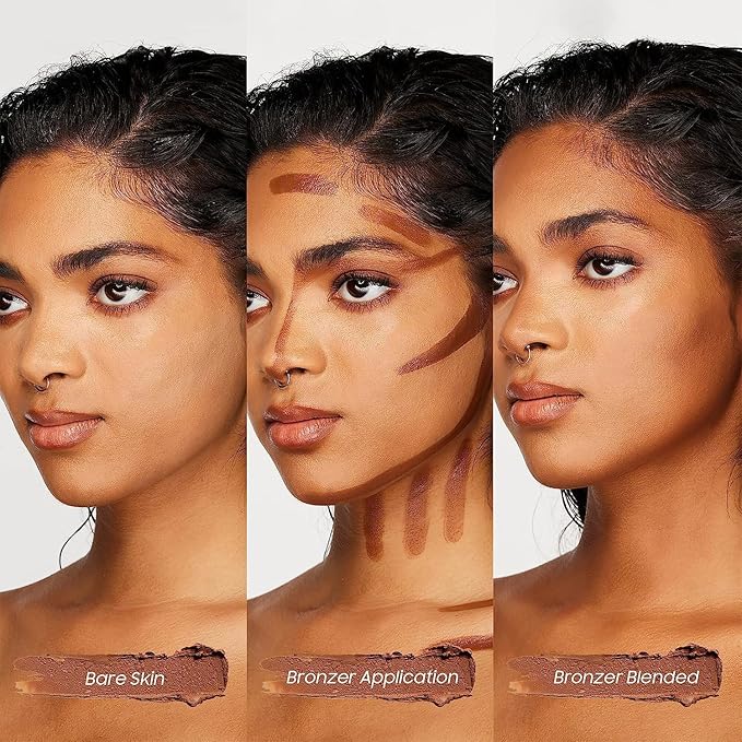 2023 Upgrade Contour Stick, 2 Colors Double-end Contour Highlighter Stick Contour Stick Face Highlighter Contour Makeup Contouring Sticks Cream Concealer (Natural, Netural Coffee)