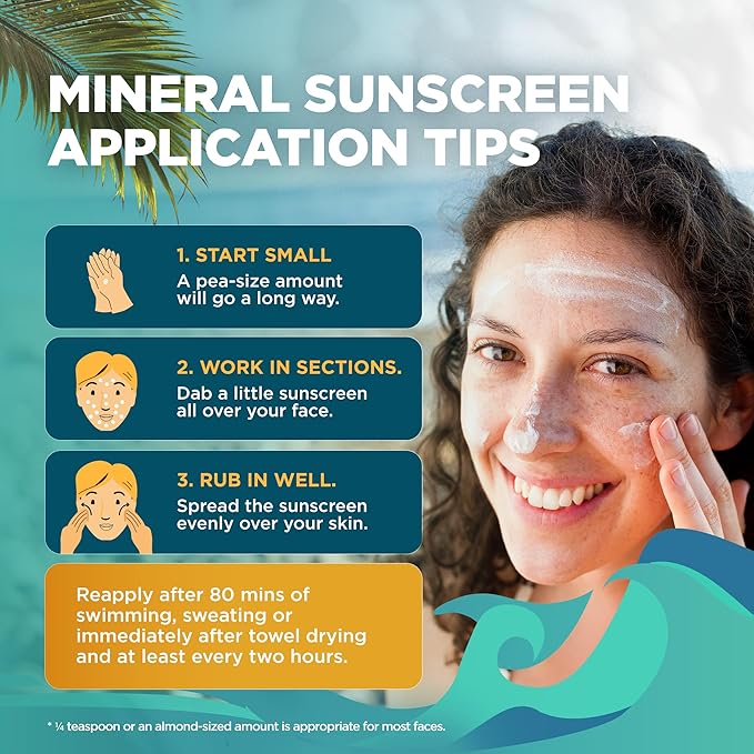 STREAM 2 SEA SPF 30 Biodegradable Mineral Sunscreen, 3 Fl oz Non-Greasy and Moisturizing Reef Safe Sunscreen For Face Protection and Body Against UVA and UVB