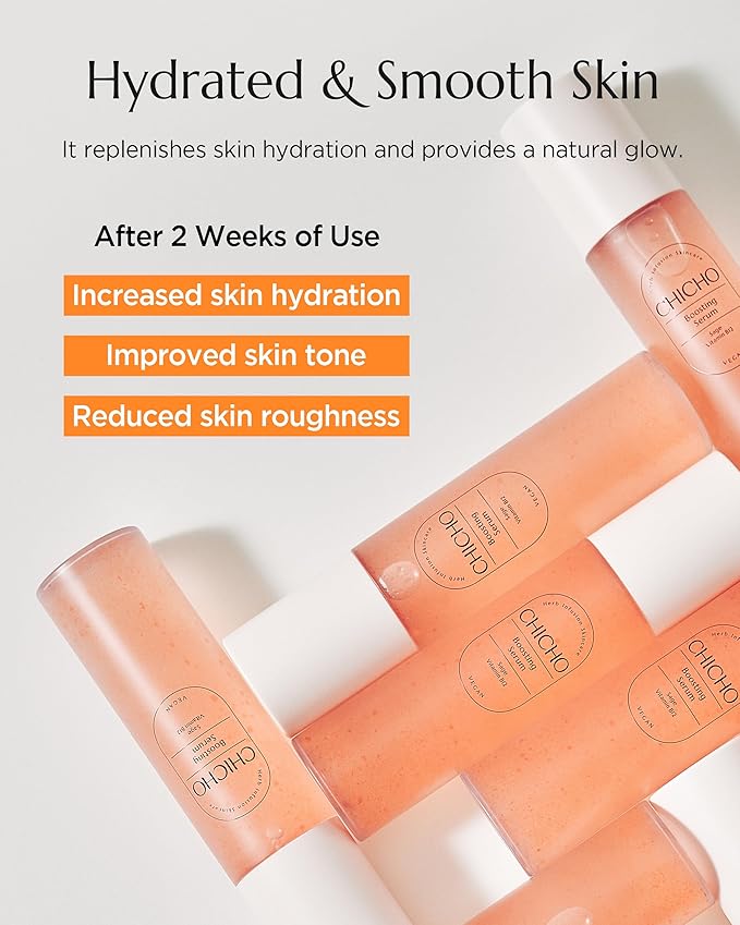 CHICHO Boosting Serum - Korean Face Spray Essnece with 88% Sage Leaf Water Vitamin B12 Niacinamide - Glow Skin Hydrating Sensitive Skin Vegan Clean Formula, 3.38 fl.oz.