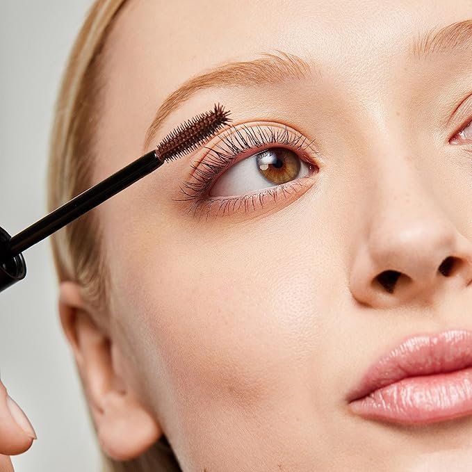 Saie Mascara 101 - Lash Lengthening Mascara for Thick, Bold, Lifted Lashes - Buildable Eye Makeup Formulated to Strengthen and Condition with Rich Nutrients - Brown (0.31 oz)